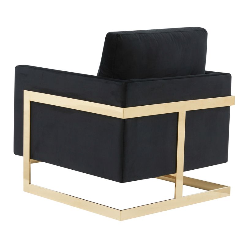 Elton Velvet Accent Armchair