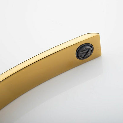 Full Copper Basin Faucet for Bathroom Sink with Hot and Cold Water Controls