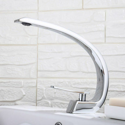 Full Copper Basin Faucet for Bathroom Sink with Hot and Cold Water Controls