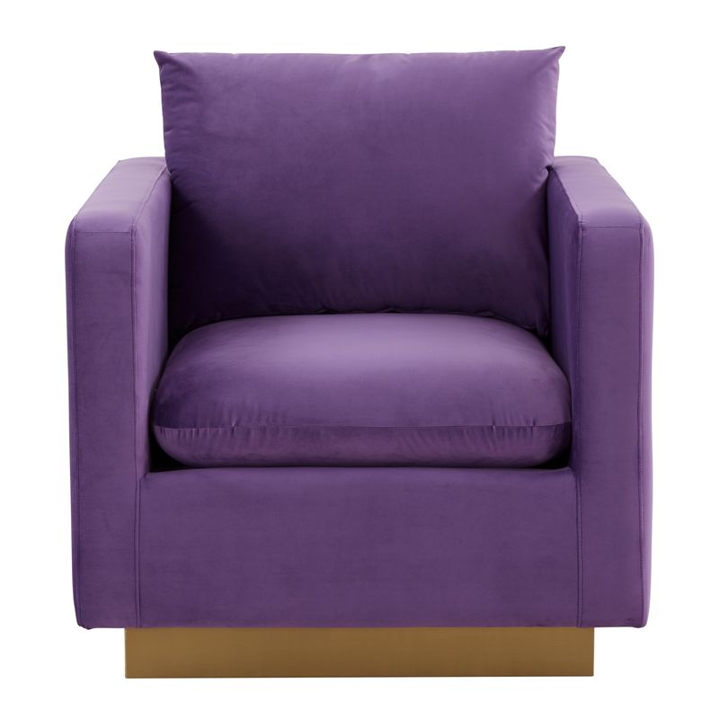 Elvira Velvet Accent Armchair