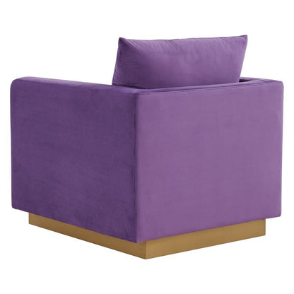 Elvira Velvet Accent Armchair
