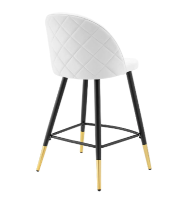 Corine Performance Velvet Counter Stools - Set of 2