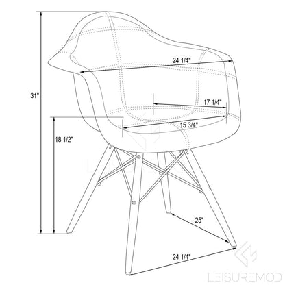 Lewie Eiffel Accent Chair - Set of 4