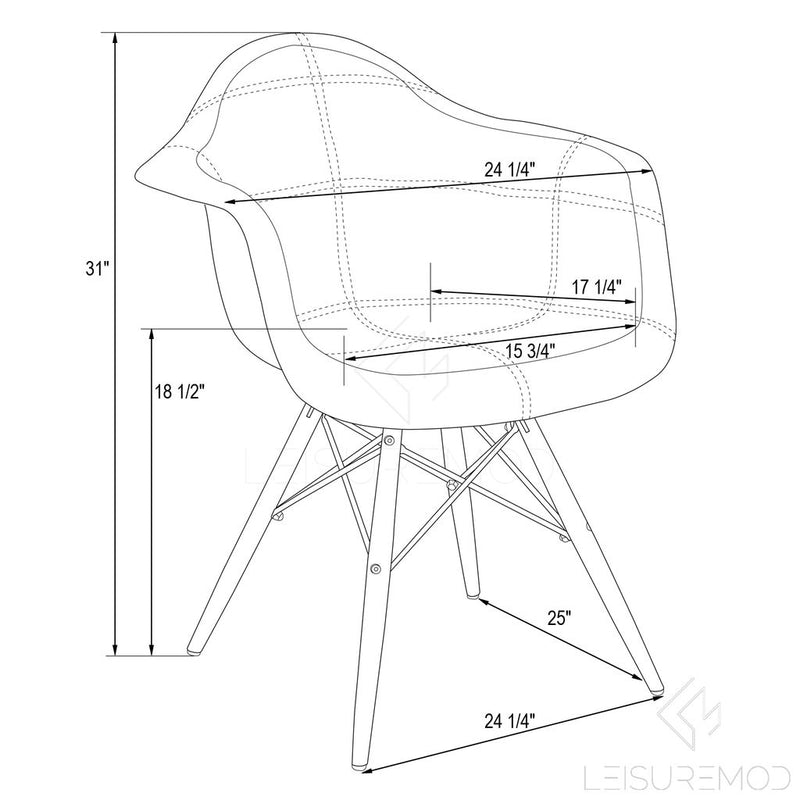 Lewie Eiffel Accent Chair - Set of 4