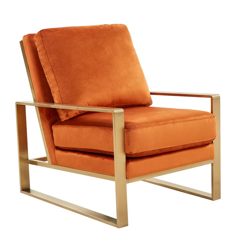 Emil Velvet Accent Armchair