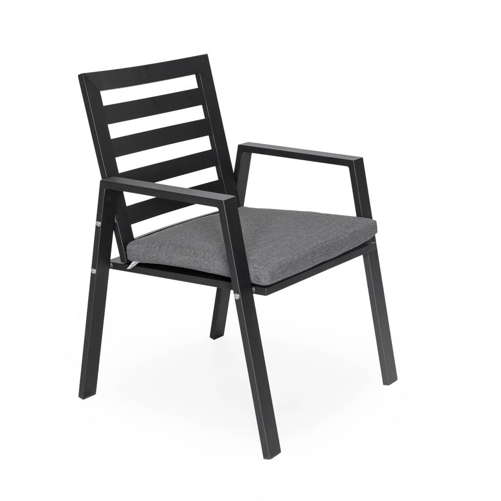 Agnes Patio Aluminum Dining Armchair - Set of 2