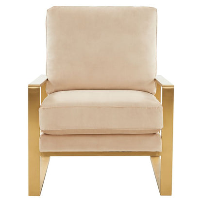 Emil Velvet Accent Armchair