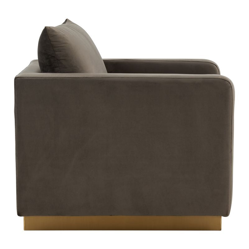 Elvira Velvet Accent Armchair