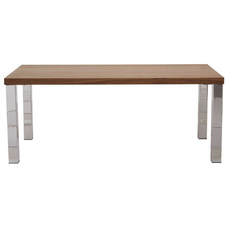 MULTI 71" TABLE TOP W/ SQUARE CHROME LEGS - living-essentials