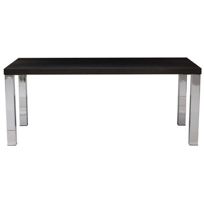 MULTI 71" TABLE TOP W/ SQUARE CHROME LEGS - living-essentials