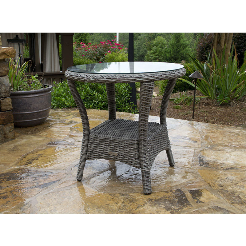 Perspective Side Table In Driftwood Gray - living-essentials