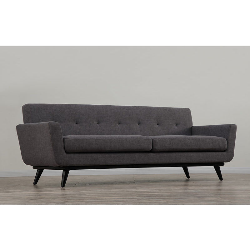 Queen Mary Grey Linen Sofa - living-essentials