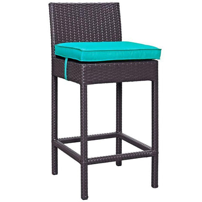 Lucy Outdoor Patio Fabric Bar Stool - living-essentials