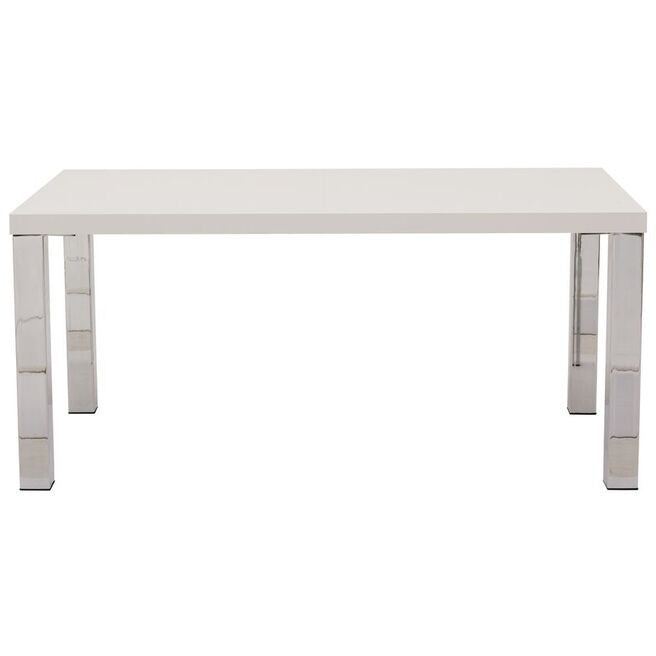 MULTI 71" TABLE TOP W/ SQUARE CHROME LEGS - living-essentials