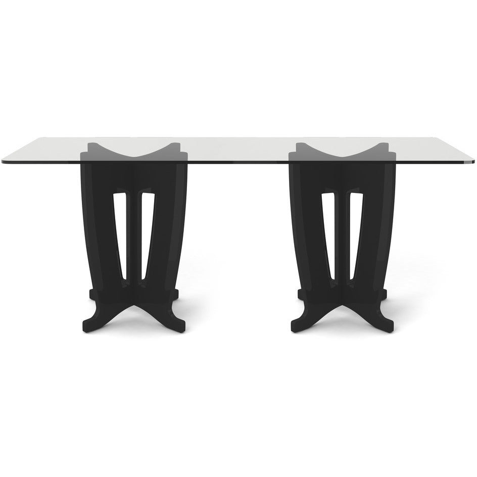 Janet Double Sleek Dining Table - living-essentials