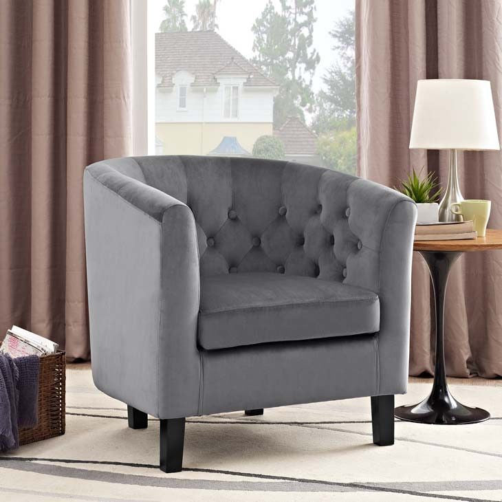 Flair Velvet Armchair - living-essentials