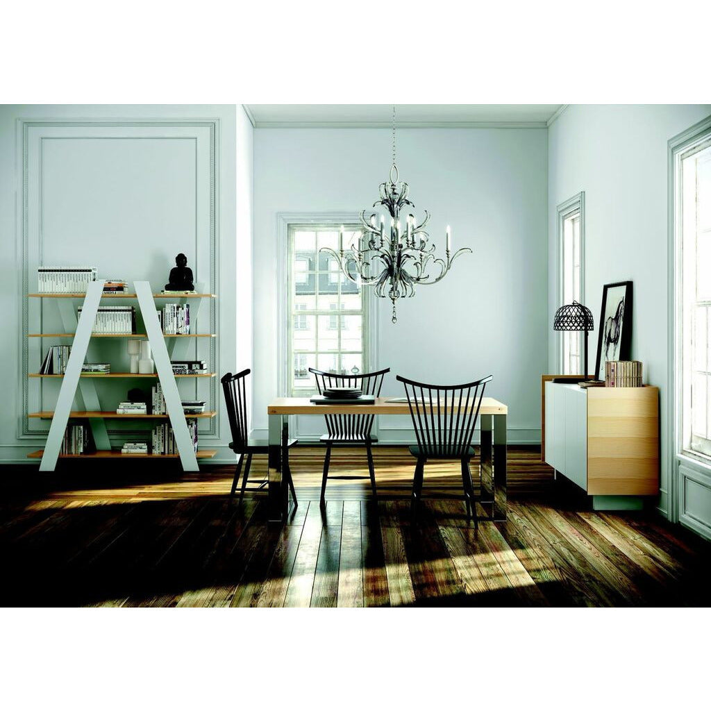 MULTI 71" TABLE TOP W/ SQUARE CHROME LEGS - living-essentials