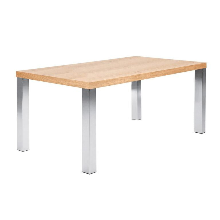 MULTI 71" TABLE TOP W/ SQUARE CHROME LEGS - living-essentials