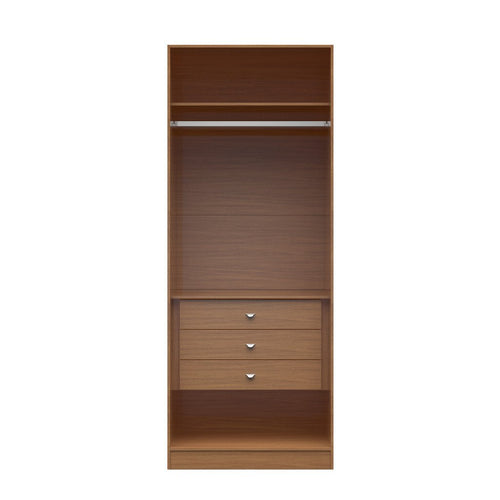 Chelsea 2.0 - 35.43 inch Wide Basic Wardrobe Closet 2 with 3 Drawers - living-essentials