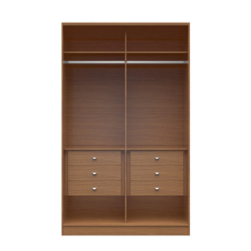 Chelsea 1.0 - 54.33 inch Wide He/ She Wardrobe with 6 Drawers - living-essentials