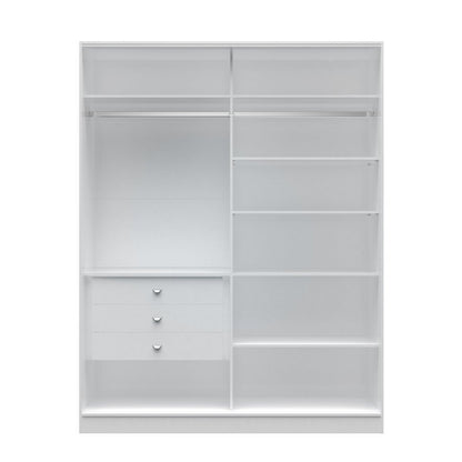 Chelsea 2.0 - 70.07 inch Wide Wardrobe with 3 Drawers - living-essentials