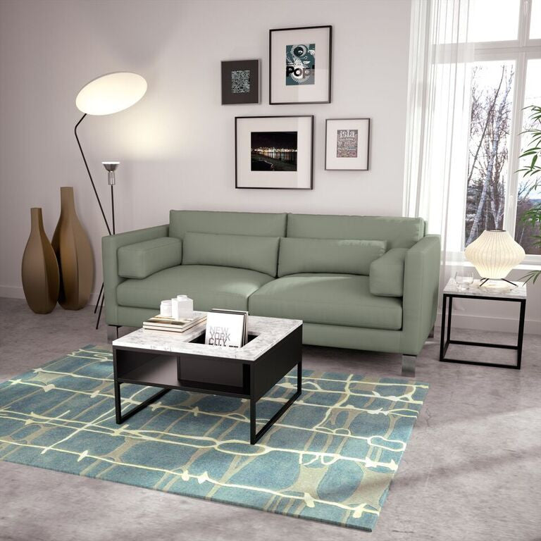 PRAIRIE 20x20 MARBLE END TABLE - living-essentials