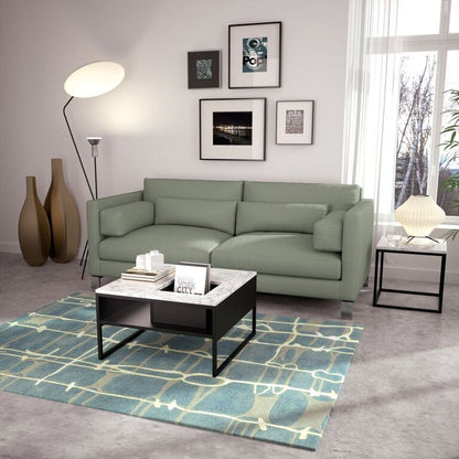 PRAIRIE 20x20 MARBLE END TABLE - living-essentials