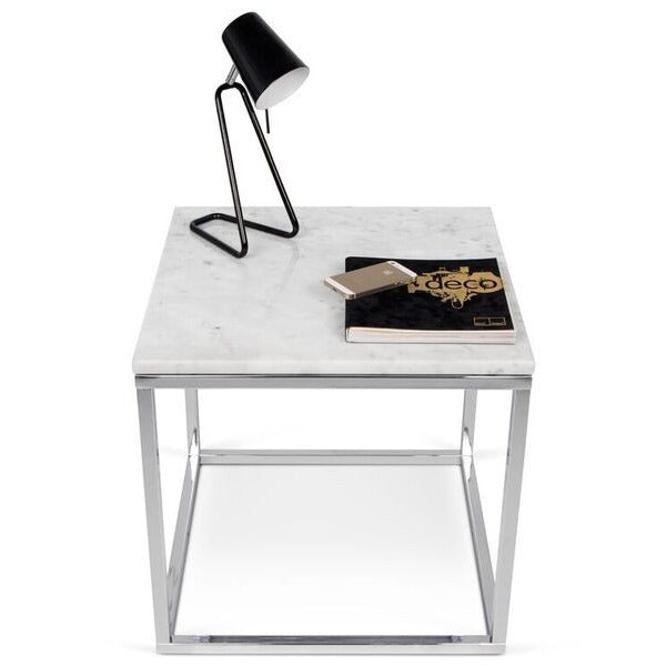 PRAIRIE 20x20 MARBLE END TABLE - living-essentials
