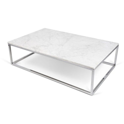 PRAIRIE 47x30 MARBLE COFFEE TABLE - living-essentials