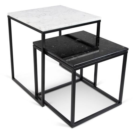 PRAIRIE NESTING TABLES WITH MARBLE TOPS - living-essentials