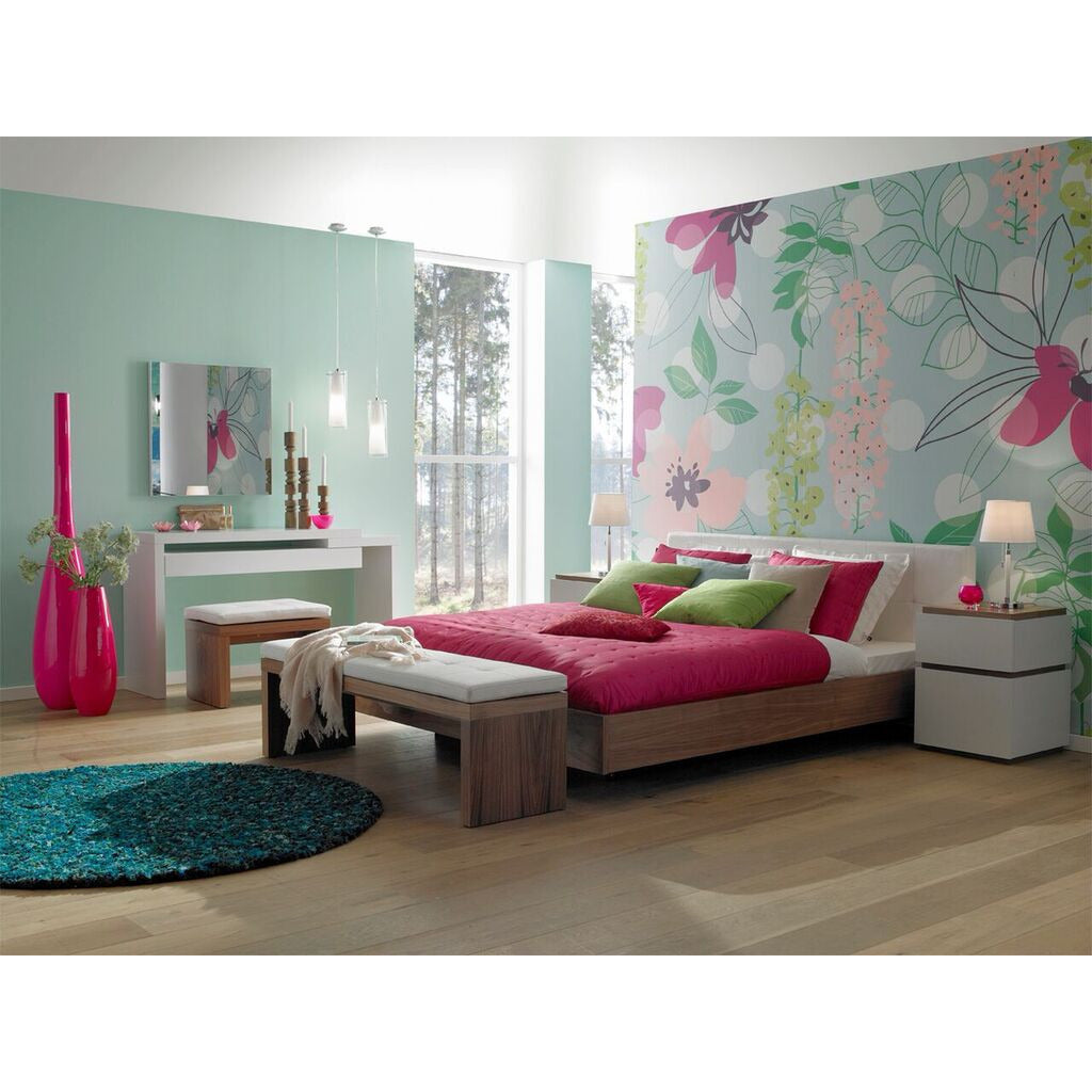 FLOAT BED - QUEEN SIZE W/ UPHOLSTERED HEADBOARD + MATTRESS SUPPORT - living-essentials