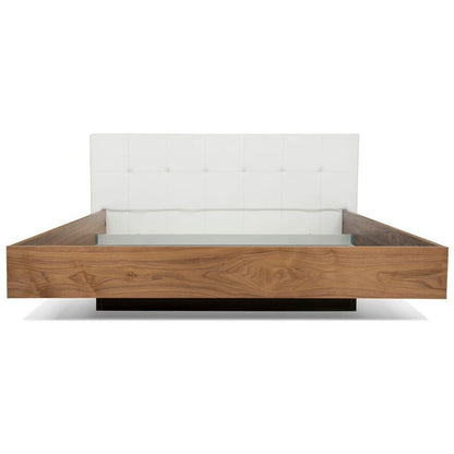 FLOAT BED - QUEEN SIZE W/ UPHOLSTERED HEADBOARD + MATTRESS SUPPORT - living-essentials