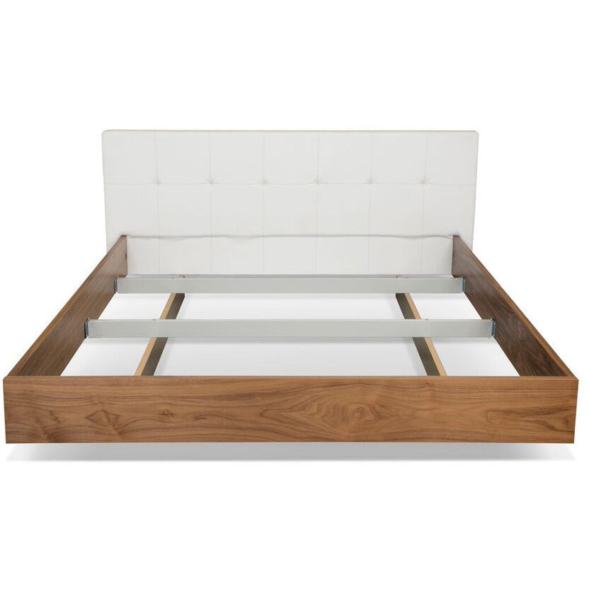 FLOAT BED - QUEEN SIZE W/ UPHOLSTERED HEADBOARD + MATTRESS SUPPORT - living-essentials