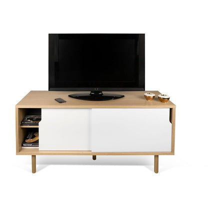 DANN TV TABLE W/ WOOD LEGS - living-essentials