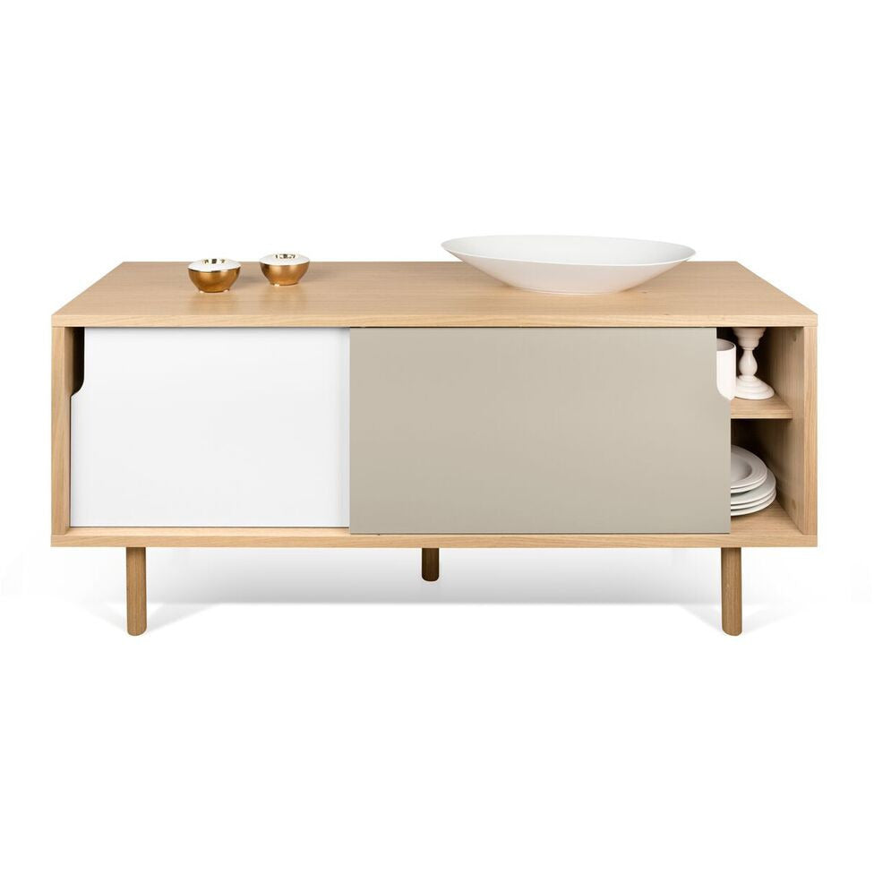 DANN TV TABLE W/ WOOD LEGS - living-essentials