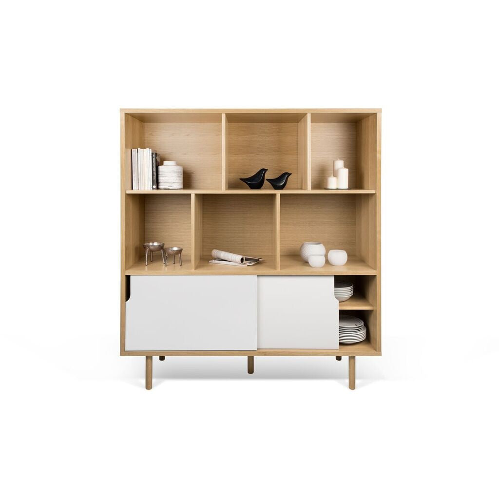 DANN CUPBOARD W/ WOOD LEGS - living-essentials