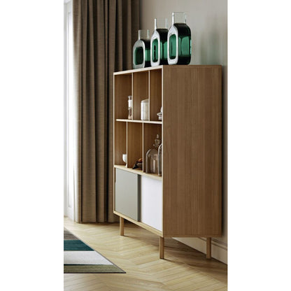 DANN CUPBOARD W/ WOOD LEGS - living-essentials