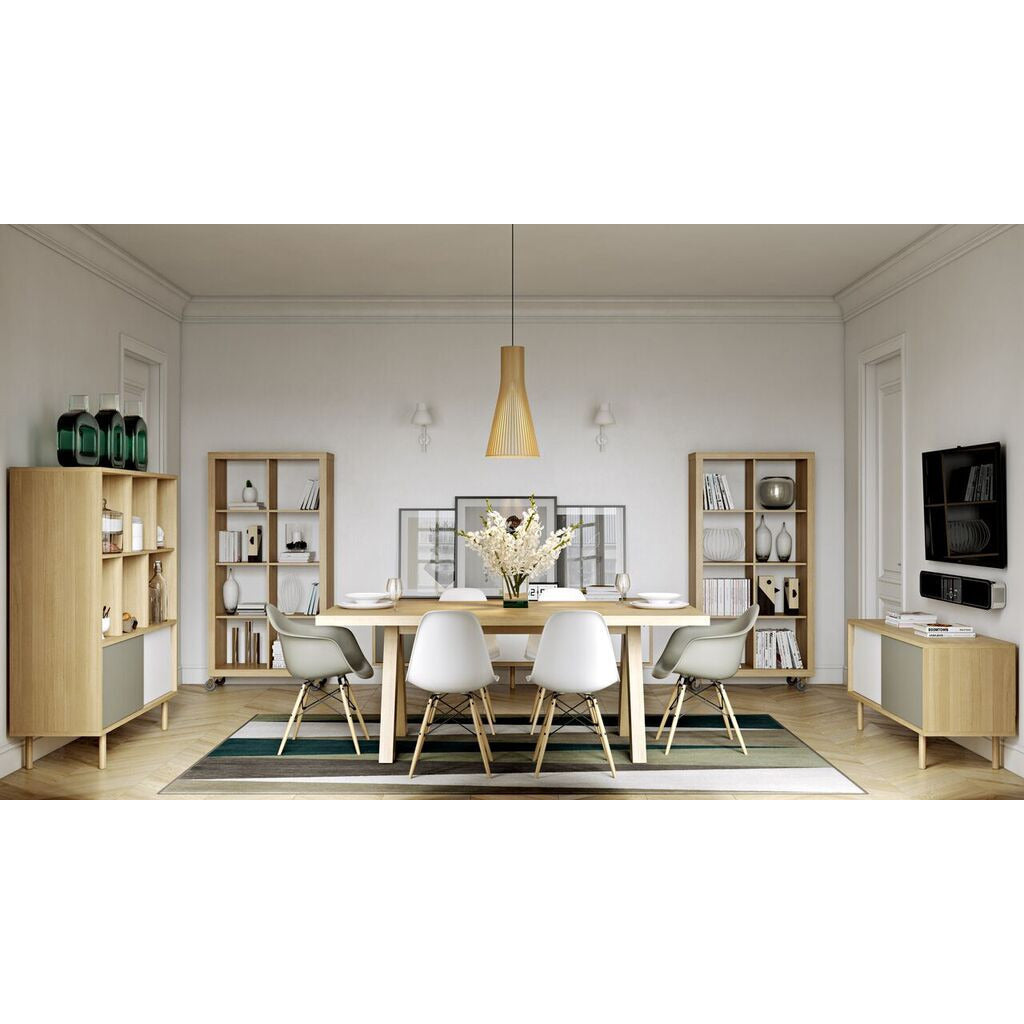 DANN CUPBOARD W/ WOOD LEGS - living-essentials