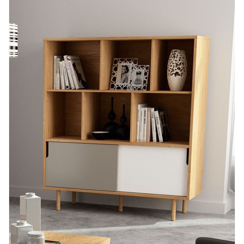 DANN CUPBOARD W/ WOOD LEGS - living-essentials