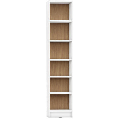 Greenwich 6 - Shelf Narrow Venti 1.0 Bookcase - living-essentials