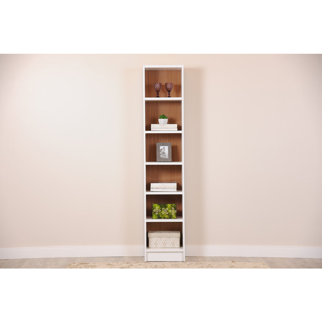 Greenwich 6 - Shelf Narrow Venti 1.0 Bookcase - living-essentials