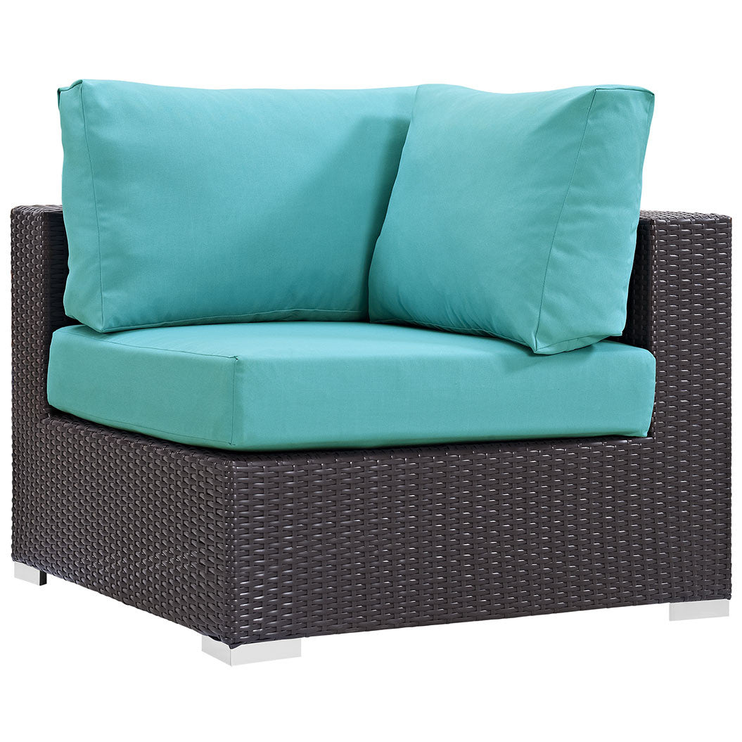 Berkeley Outdoor Patio Corner Chair - living-essentials