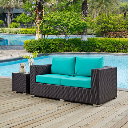 Berkeley Outdoor Patio Loveseat - living-essentials
