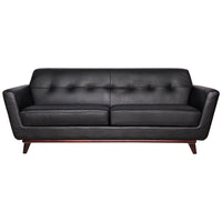 Luca Black Leather Sofa - living-essentials