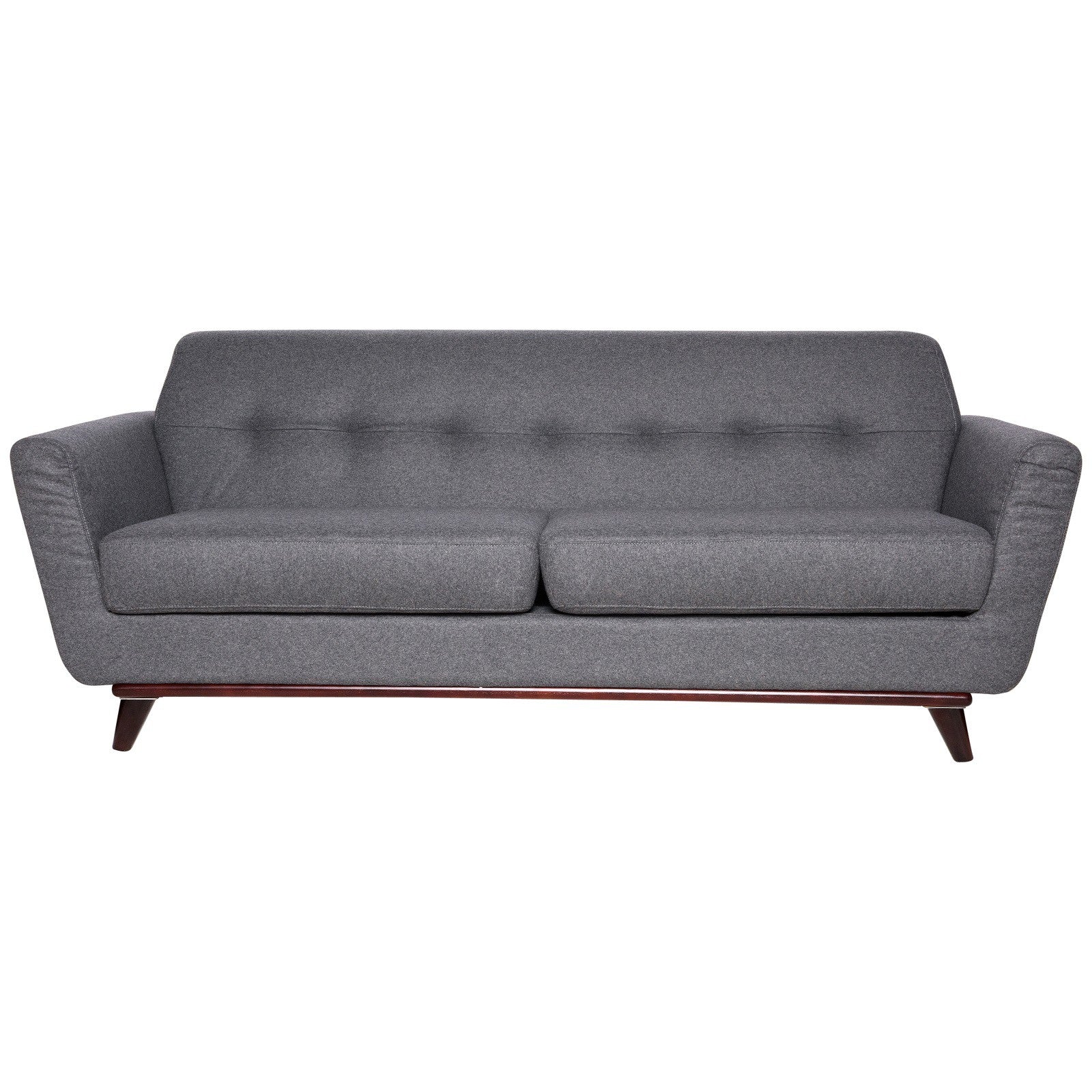 Luca Light Grey Wool Sofa - living-essentials