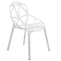 Daphne White Indoor/Outdoor Dining Chair - living-essentials