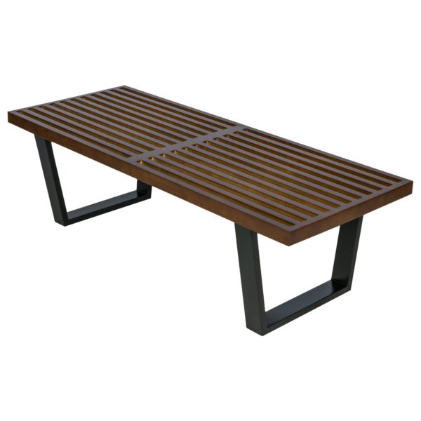 Emfurn Mid-Century Inwood Platform Bench – 4 Feet