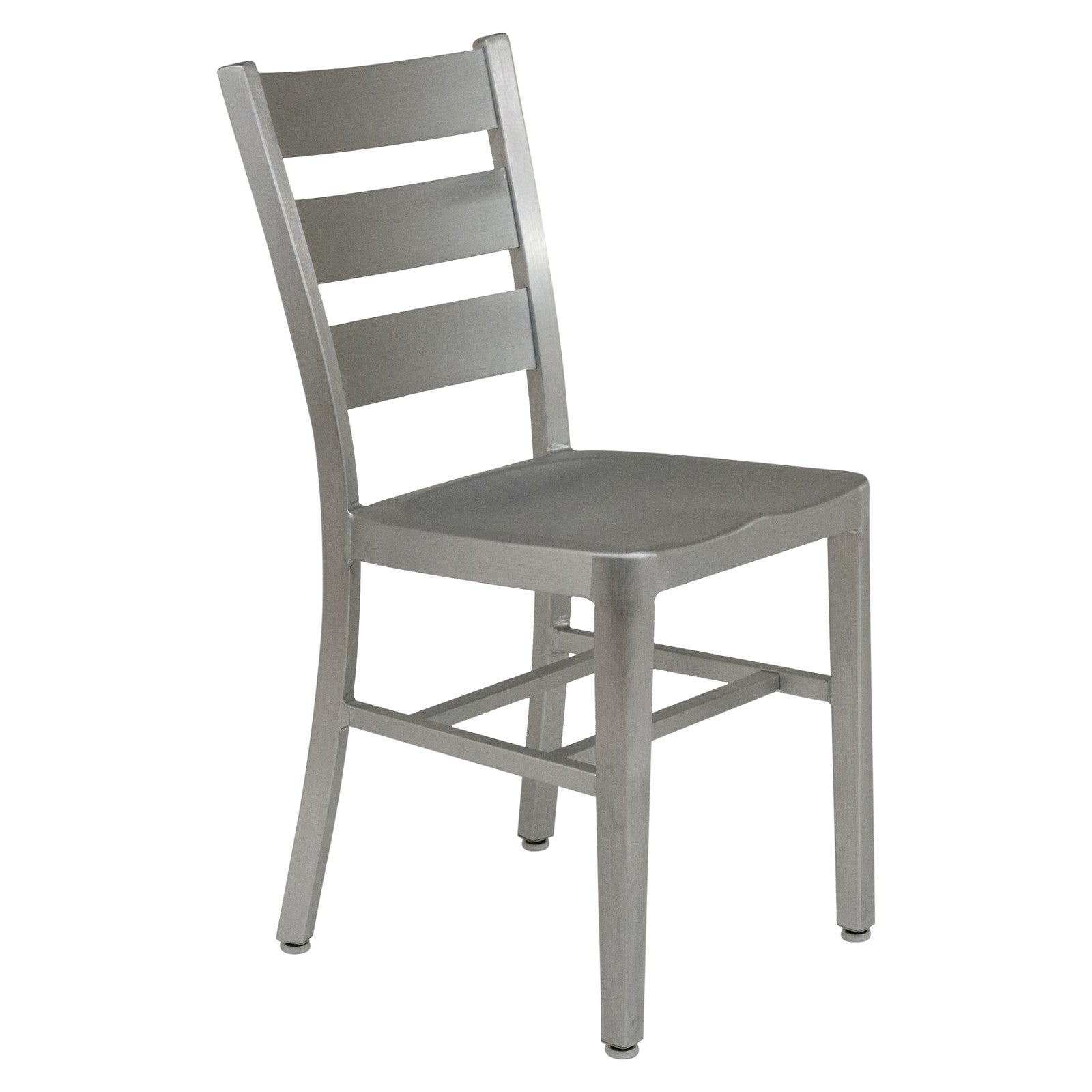 Delta Silver Aluminum Dining Chair - living-essentials