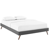 Troy Mid Century King Fabric Bed Frame - living-essentials