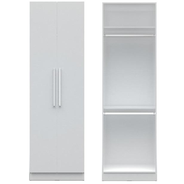 Chelsea 1.0 - 27.55 inch Wide Double Hanging Closet with 2 Doors - living-essentials